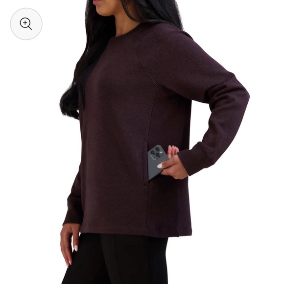 NEW Kirkland Cozy Fleece Sweater with Pockets - Picture 2 of 9